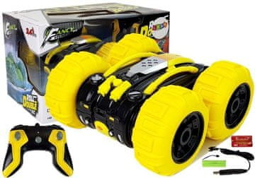 slomart LEAN TOYS Amfibija na daljinsko vodenje, rumena, 1:24