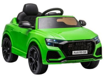 shumee Audi RS Q8 akumulatorske LED luči za avto z MP3 daljinskim upravljalnikom zelene barve