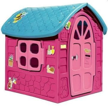 slomart DOREX 5075 vrtna hiška za otroke, velika, roza
