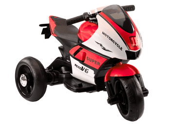 slomart LEAN CARS HT-5188 Otroški tricikel na akumulator, rdeč