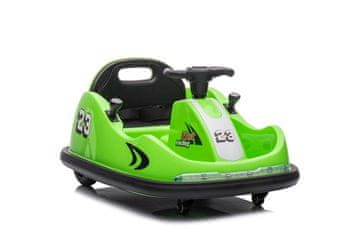 slomart LEAN CARS GTS1166 otroški avto na akumulator, LED luči, daljinski upravljalnik, zelena