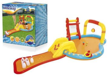 slomart Bestway 53068 napihljiv igralni center 435x213x117 cm, večbarvni