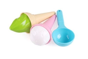 slomart Set kalupov za sladoled LEAN TOYS za igro s peskom