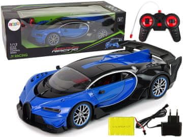 slomart RC avtomobil LEAN TOYS Športni 1:12, z lučmi in odpiranjem vrat na daljinsko