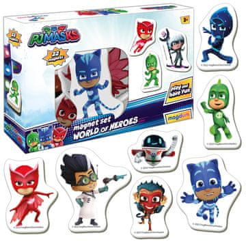 slomart Set magnetov PJ MASKS LEAN TOYS ME 5031-31