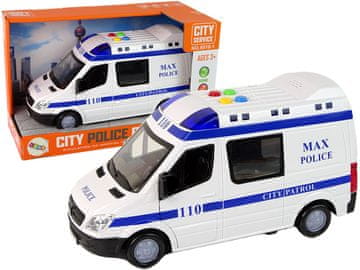 slomart LEAN TOYS Policijsko vozilo, frikcijski pogon, luči, zvoki