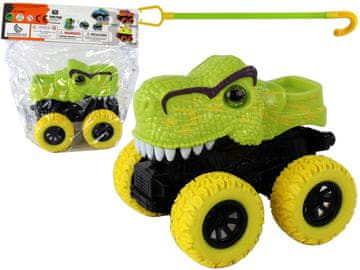 slomart LEAN TOYS Terenski Vozilo Tyranozaver Rex na vzgon - zelena