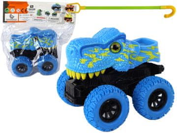 slomart LEAN TOYS Terenski Vozilo Tyranozaver Rex na vzgon - modra