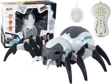 slomart Velik daljinsko vodeni pajek LEAN TOYS RC, baterijski, belo-siv