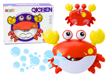 slomart Pralni stroj za mehurčke LEAN TOYS Rak LEAN TOYS Krab Rdeči