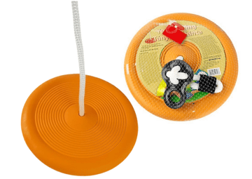 slomart DOREX Okrogla vrtna gugalnica, oranžna, Ø 28 cm