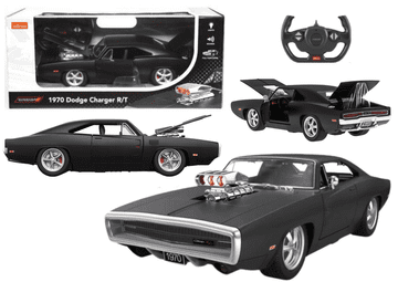 slomart RASTAR Dodge Charger R/T 1:16 avto na daljinsko vodenje, črn