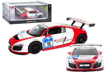 shumee Avtomobil na daljinsko upravljanje 1:24 Audi R8 LMS bele barve