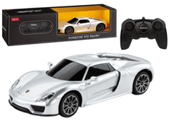 shumee Športni avtomobil na daljinsko upravljanje 1:24 Porsche 918 Spyder srebrne barve