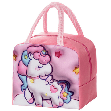slomart LEAN Torba termiczna za malico, enorožec, roza, 23 cm