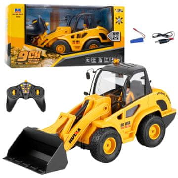 slomart RC bager-nakladalnik/grebnik HUINA, 1:24