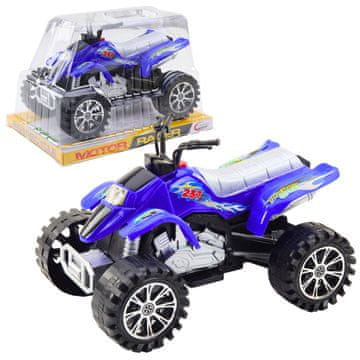 slomart LEAN TOYS Terenski Quad s pogonom, nazobčana kolesa, moder