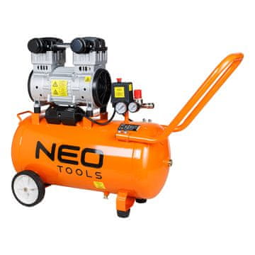 slomart NEO TOOLS Kompresor brez olja 50 l, 1100W