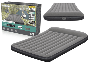 shumee Dvojna napihljiva vzmetnica 150 x 203 x 30 cm Bestway 671BS