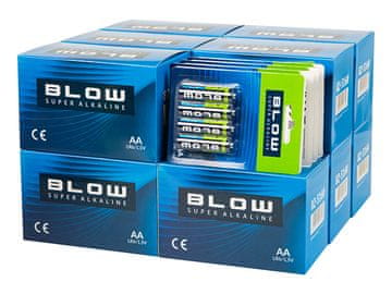 slomart Blow Super Alkaline AA LR6 baterije, 480 kosov