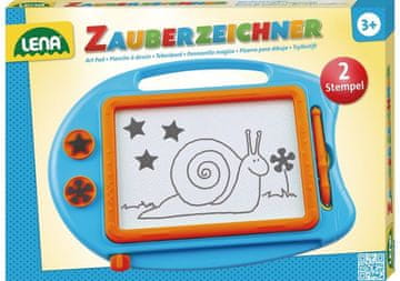 slomart Čarobna tabla LENA 20 cm, s pisalom