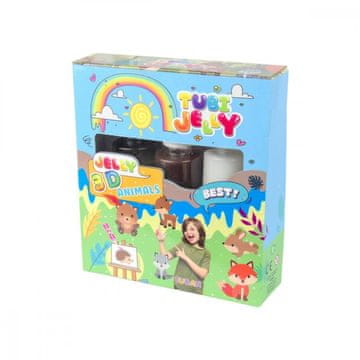 slomart Set Tubi Jelly 3 barve - živali
