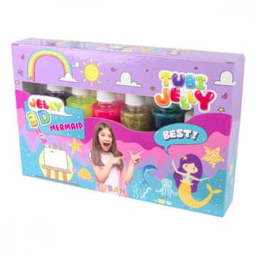 slomart Set Tubi Jelly 6 barv - morska deklica