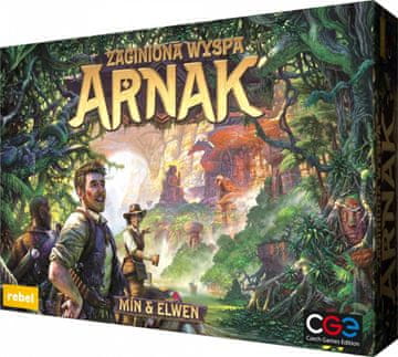 slomart REBEL Družabna igra Zgubljena Otok: Arnak