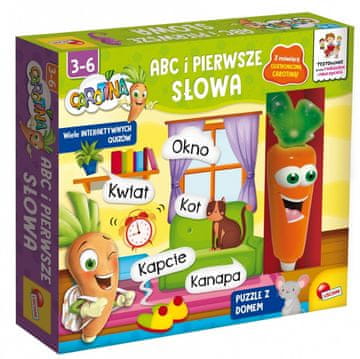 slomart IZOBRAŽEVALNI KOMPLET LISCIANI Carotina ABC in prve besede