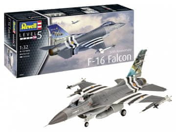 slomart REVELL 3038025 model letala F-16 Falcon 1/32, 50th Anniversary