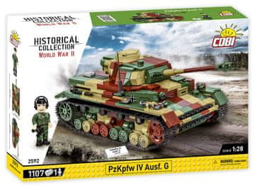 slomart COBI KLOCKI WWII Pz.Kpfw. IV Ausf. G gradbeni bloki 1107 kosov