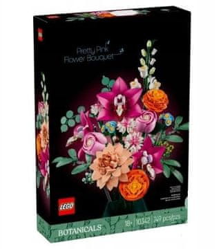 slomart LEGO Botanicals 10342 buket roza cvetov
