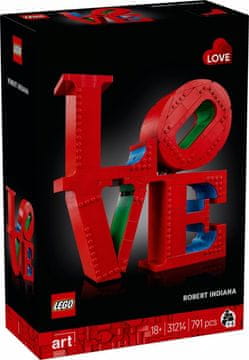 slomart LEGO Art 31214 LOVE komplet za sestavljanje, stenska umetnost