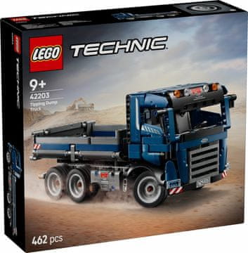 slomart LEGO Technic 42203 Tovornjak z nagibno kesonsko prikolico