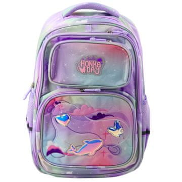 Šolski nahrbtnik s prsnim pasom, pastelne barve, 20 l