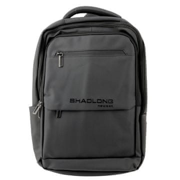 slomart Mestni/poslovni nahrbtnik LEAN z USB, za laptop, črn, 16L