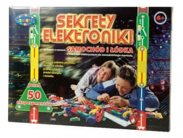 slomart Komplet za elektroniko 'Sekreti' - avto in čoln (50 eksperimentov)
