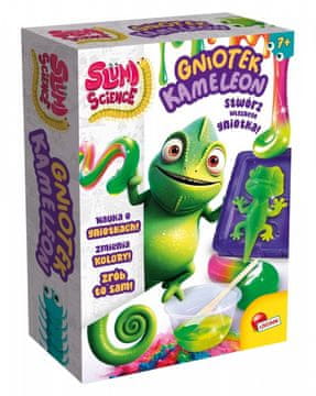 slomart Komplet Slumi Science - Gnjecavi kameleon, ki spreminja barvo