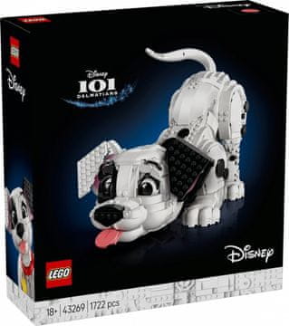 slomart LEGO Disney 43269 101 Dalmatinec - kuža komplet za sestavljanje