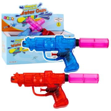 slomart Samopralni vodni pištoli LEAN TOYS (rdeča/modra, domet 8m, 23cm)
