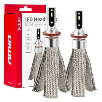 slomart Avtomobilske LED žarnice AMiO FLEX+ H8/H9/H11/H16, 12V/24V, 6000K, CANBUS