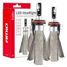 slomart Avtomobilske LED žarnice AMiO FLEX+ H15, 12V/24V, 6000K, CANBUS