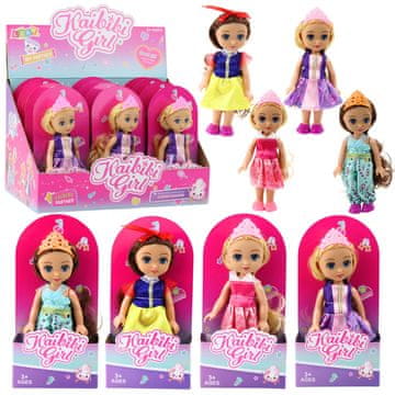slomart LEAN TOYS Mini lutka princeska, 17 cm, mešanica