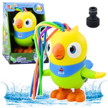 slomart LEAN TOYS Vodna pršilna igrača Papiga z gibljivimi elementi