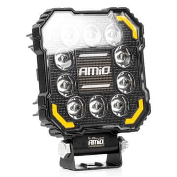 slomart Delovna LED svetilka AMiO AWL81, 48W, 3000lm, 12/24V, SPOT snop, s podsv. AMiO logom