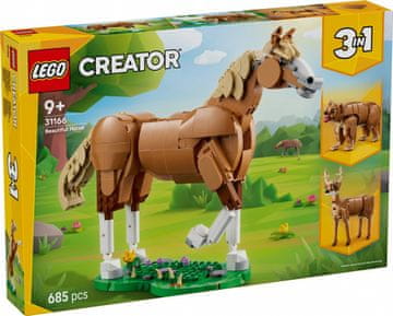 slomart LEGO Creator 31166 Lep konj, komplet za gradnjo
