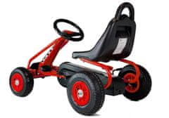 slomart LEAN TOYS G201 Pedalni Gokart, Rdeča