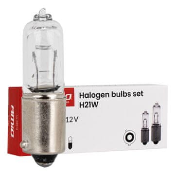 slomart Halogenske žarnice AMiO H21W, 12V, 21W, BAY9s, 10 kosov