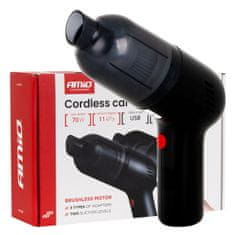 AMIO Avtosesalnik akumulatorski brezkrtačni 70W 11kPa USB-C VC-08 hepa amio-04416