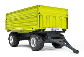 Bruder Bruder 02203 prikolica kiper z dvignjenimi stranicami, 1:16